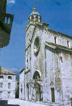 Croacia Korcula  Abadía de San Marcos Abadía de San Marcos Croacia - Korcula  - Croacia