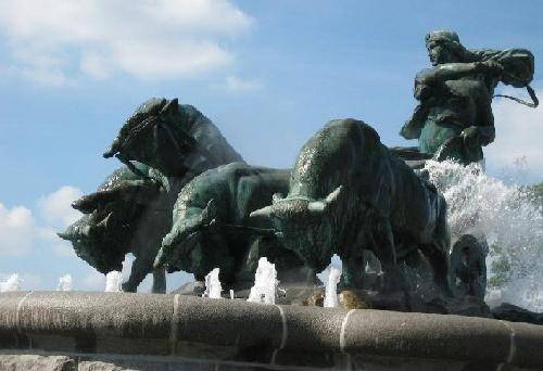 Denmark Copenhagen Gefion Fountain Gefion Fountain Copenhagen - Copenhagen - Denmark