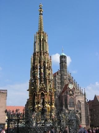 Alemania Nuremberg Hauptmarkt Hauptmarkt Nuremberg - Nuremberg - Alemania