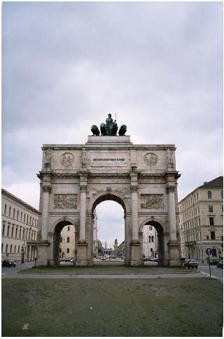 Germany Munich Siegestor Triumphal Arch Siegestor Triumphal Arch Munich - Munich - Germany