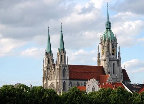 Alemania Munich La Iglesia de San Pablo La Iglesia de San Pablo Bayern - Munich - Alemania