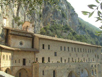 Italia Subiaco  Monasterio de San Benedicto o Gruta Sagrada Monasterio de San Benedicto o Gruta Sagrada Lazio - Subiaco  - Italia