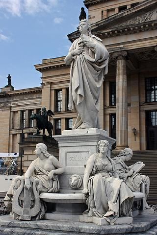 Alemania Berlin Monumento a Friedrich Schiller Monumento a Friedrich Schiller Berlin - Berlin - Alemania