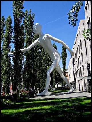 Germany Munich The Walking Man Statue The Walking Man Statue Munich - Munich - Germany