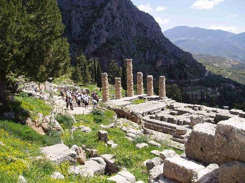 Grecia Delfoi Monte Parnaso Monte Parnaso Grecia Central - Delfoi - Grecia