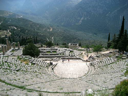 Grecia Delfoi Teatro Antiguo Teatro Antiguo Grecia Central - Delfoi - Grecia