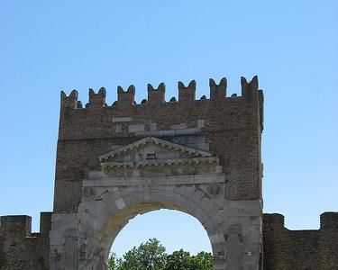 Italy RIMINI Arch of Augustus Arch of Augustus RIMINI - RIMINI - Italy