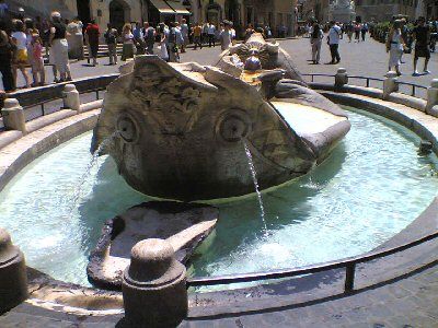 la Barcaccia Fountain