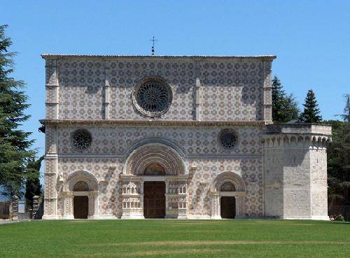Italy Lucoli Santa Maria di Collemaggio Church Santa Maria di Collemaggio Church Italy - Lucoli - Italy
