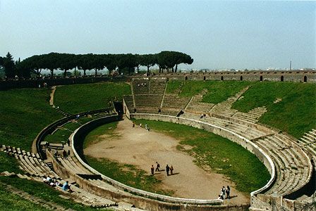 Italy Pompei Amphitheater Amphitheater Campania - Pompei - Italy