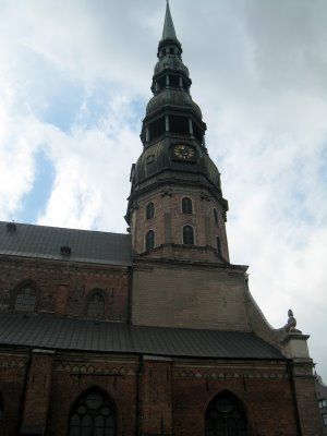 Letonia Riga  La Iglesia de San Pedro La Iglesia de San Pedro Letonia - Riga  - Letonia