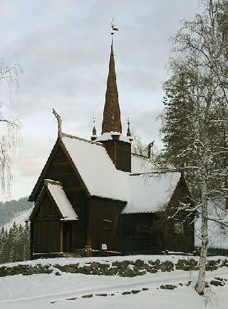 Noruega Lom Iglesia Garmo Iglesia Garmo Lom - Lom - Noruega