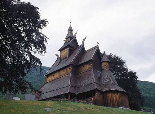 Noruega Vik i Sogn Iglesia de Hopperstad Iglesia de Hopperstad Vest Agder - Vik i Sogn - Noruega