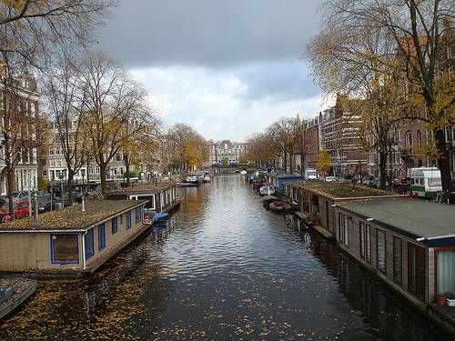 Holanda Amsterdam Casas - Barco Casas - Barco North Holland - Amsterdam - Holanda
