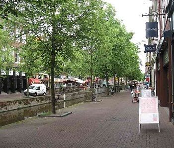 Holanda Delft  Muelle de Hippolytusbuurt. Muelle de Hippolytusbuurt. Holanda - Delft  - Holanda