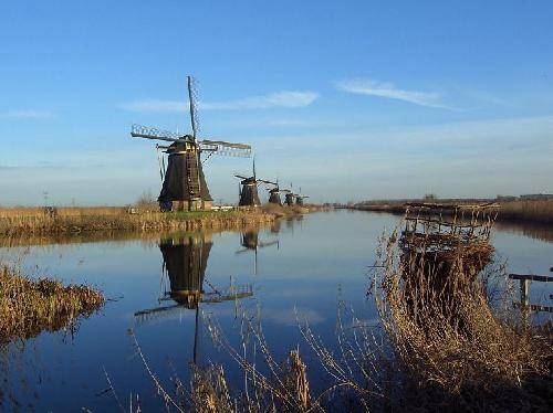 Netherlands Rotterdam  Kinderdijk Mills Kinderdijk Mills Rotterdam - Rotterdam  - Netherlands