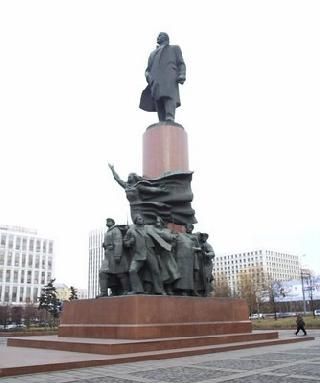 Rusia Moscu Estatua de Lenin Estatua de Lenin Moscu - Moscu - Rusia