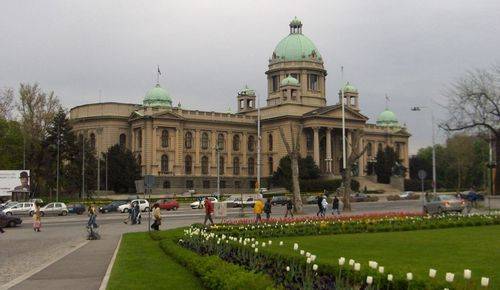 Serbia Belgrade the Yugoslav Parliament (Skupstina) the Yugoslav Parliament (Skupstina) Serbia - Belgrade - Serbia