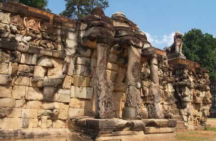 Camboya Angkor Terraza de los Elefantes Terraza de los Elefantes Camboya - Angkor - Camboya