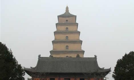 China Xian Gran pagoda del ganso salvaje Gran pagoda del ganso salvaje China - Xian - China