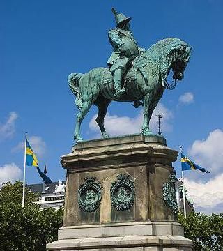 Sweden Malmo  Karl X Statue Karl X Statue Malmo - Malmo  - Sweden