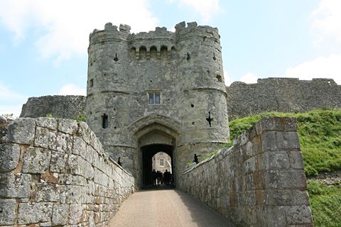 El Reino Unido Newport  Castillo Carisbrooke Castillo Carisbrooke Isle Of Wight - Newport  - El Reino Unido