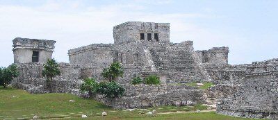 México Tulum  Templo del Dios Descendente Templo del Dios Descendente Tulum - Tulum  - México
