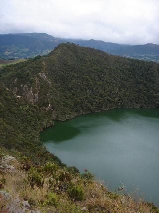 Colombia Guatavita  Laguna de Gutavita Laguna de Gutavita Colombia - Guatavita  - Colombia