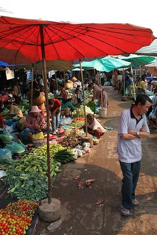 Laos Vientiane  Mercado Matutino Mercado Matutino Vientiane - Vientiane  - Laos