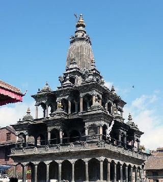 Nepal Panauti  Templo de Krishna Templo de Krishna Kavrepalanchok - Panauti  - Nepal