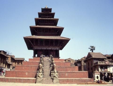 Nepal Bhaktapur  Templo de Nyatapola Templo de Nyatapola Nepal - Bhaktapur  - Nepal