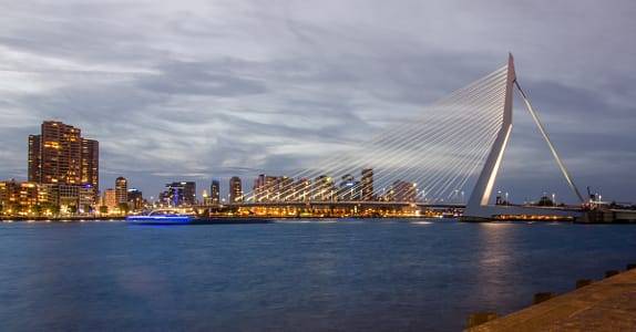 Netherlands Rotterdam  Erasmus Bridge Erasmus Bridge Rotterdam - Rotterdam  - Netherlands