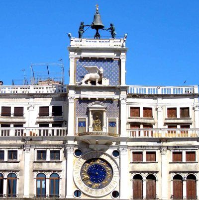 Italy Venice Clock Tower Clock Tower Venice - Venice - Italy