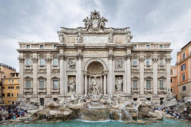 Italia Roma Fuente de Trevi Fuente de Trevi Roma - Roma - Italia