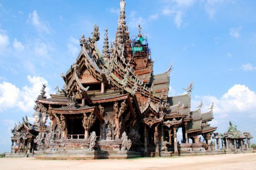 Tailandia Pattaya  Templo de la Verdad Templo de la Verdad El Mundo - Pattaya  - Tailandia