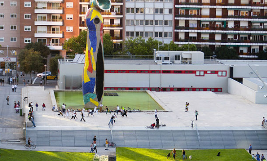 Spain Barcelona Joan Miro Park Joan Miro Park Barcelona - Barcelona - Spain