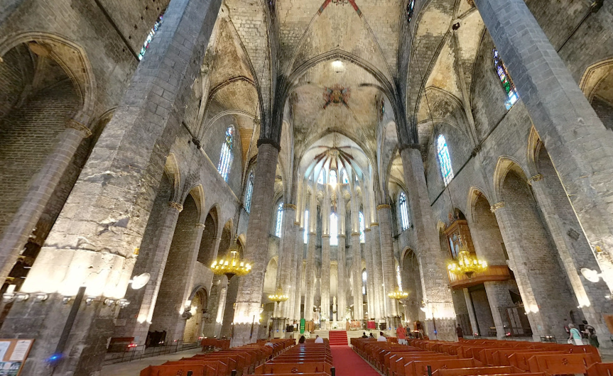 España Barcelona Iglesia de Santa María del Mar Iglesia de Santa María del Mar Barcelona - Barcelona - España