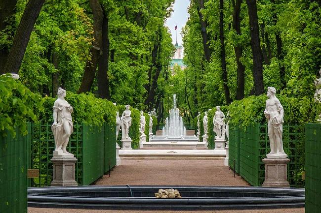 Rusia San Petersburgo Jardín de Verano Jardín de Verano San Petersburgo - San Petersburgo - Rusia