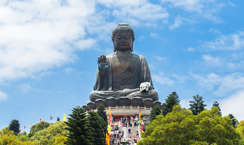 China Hong Kong Gran estatua de Buda Gran estatua de Buda China - Hong Kong - China