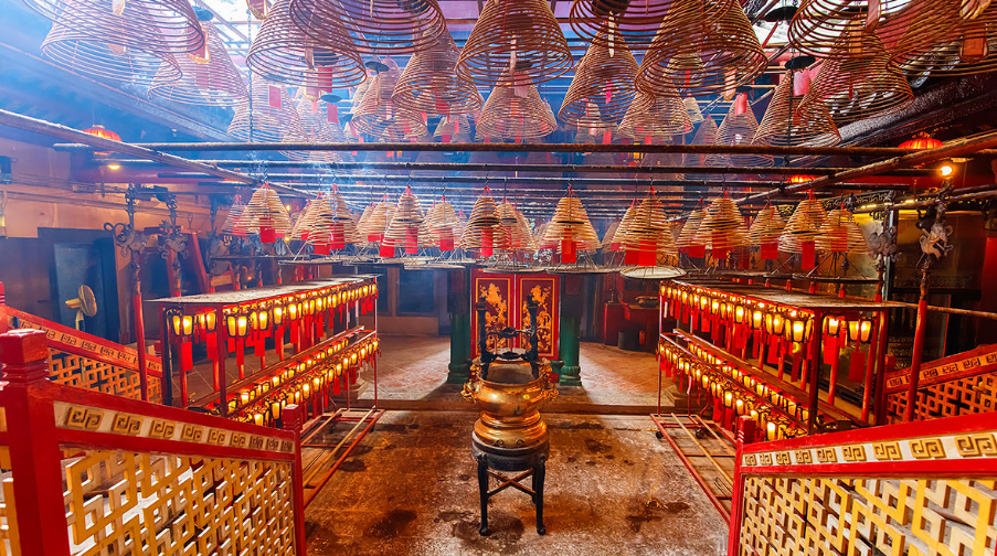 China Hong Kong Man Mo Temple Man Mo Temple Hong Kong - Hong Kong - China