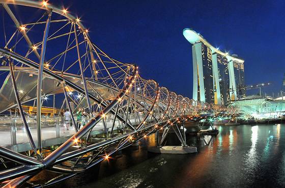 Singapur Singapur Puente del caracol Puente del caracol Singapur - Singapur - Singapur