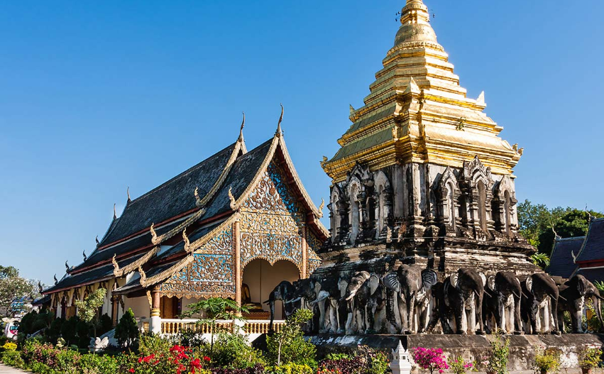 Tailandia Chiang Mai  Wat Chiang Man Wat Chiang Man Chiang Mai - Chiang Mai  - Tailandia
