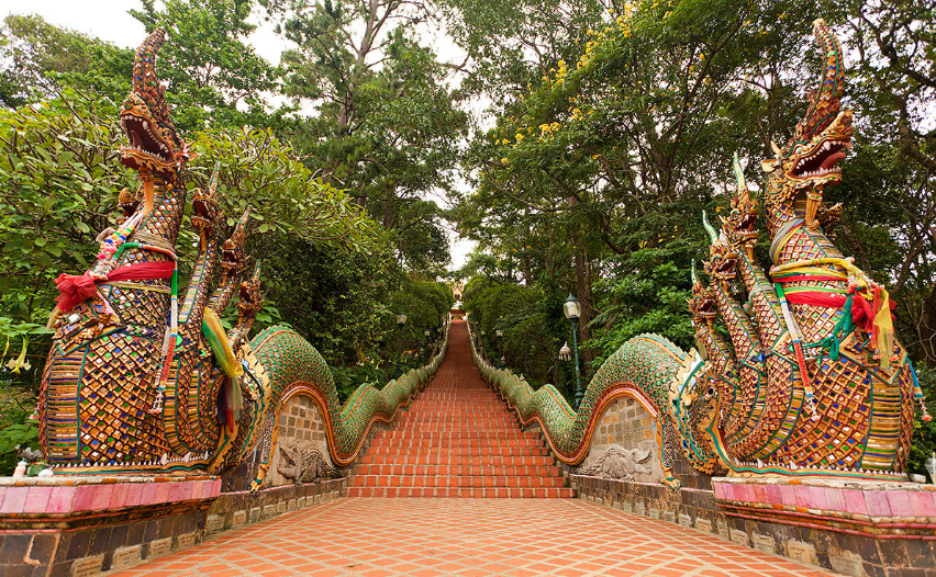 Tailandia Chiang Mai  Wat Prattat Suthep Wat Prattat Suthep Chiang Mai - Chiang Mai  - Tailandia