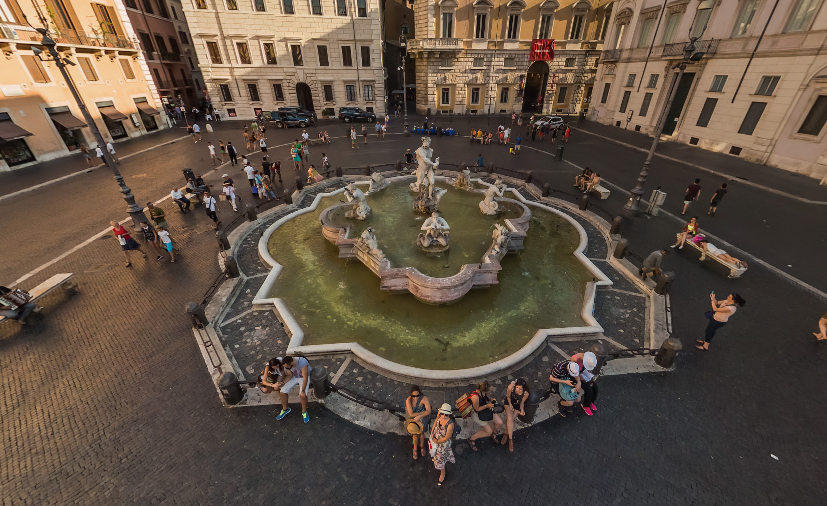 Italia Roma Fontana del Moro Fontana del Moro Fontana del Moro - Roma - Italia