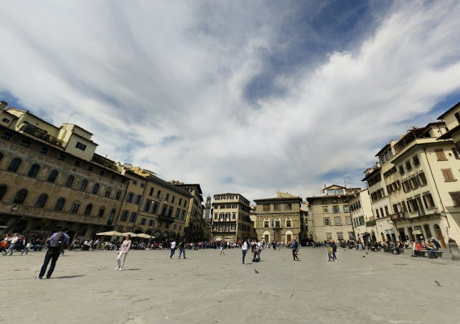 Italia Florencia Piazza Santa Croce Piazza Santa Croce Florencia - Florencia - Italia