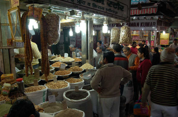India New Delhi chandni chowk market chandni chowk market New Delhi - New Delhi - India