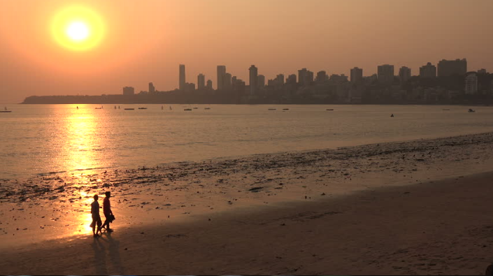 India Mumbai  Chowpatty Beach Chowpatty Beach Mumbai - Mumbai  - India