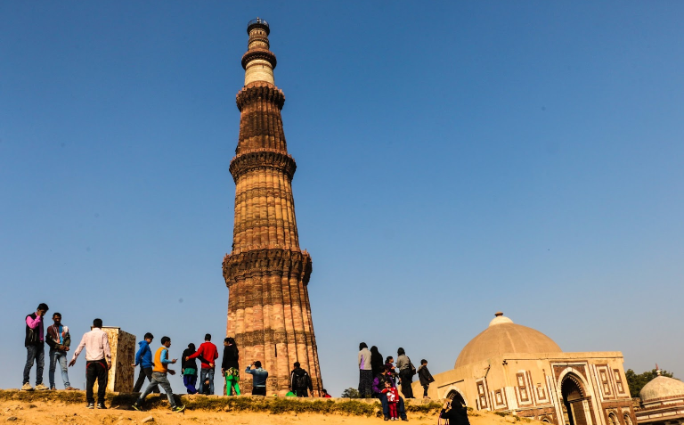 India New Delhi Qutub Minar Qutub Minar Qutub Minar - New Delhi - India