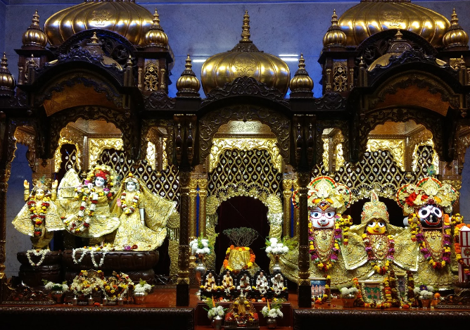 India Calcuta Templo Radha Govinda of Iskon Templo Radha Govinda of Iskon Kolkata - Calcuta - India