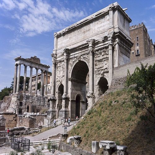 Italia Roma Arco de Septimio Severo Arco de Septimio Severo Roma - Roma - Italia